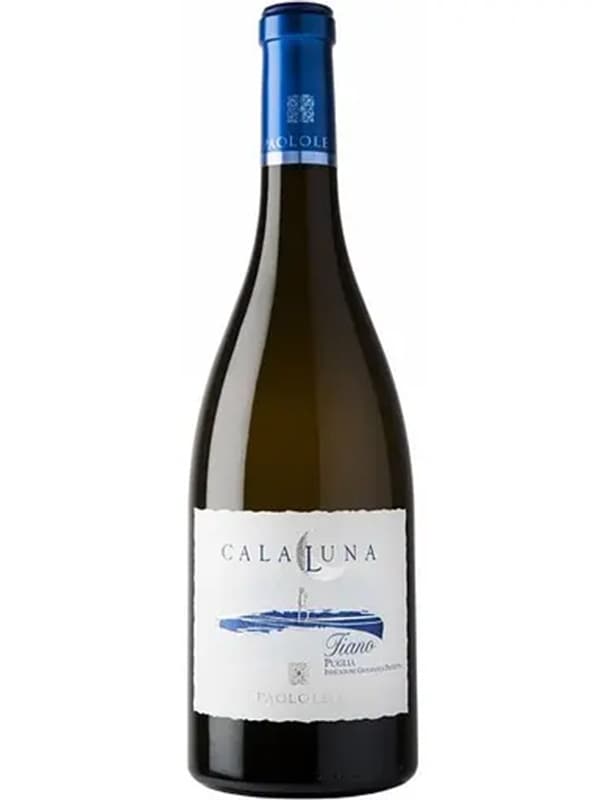 Вино Калалуна, Фіано / CalaLuna, Fiano, Cantine Paololeo, біле сухе 0.75л