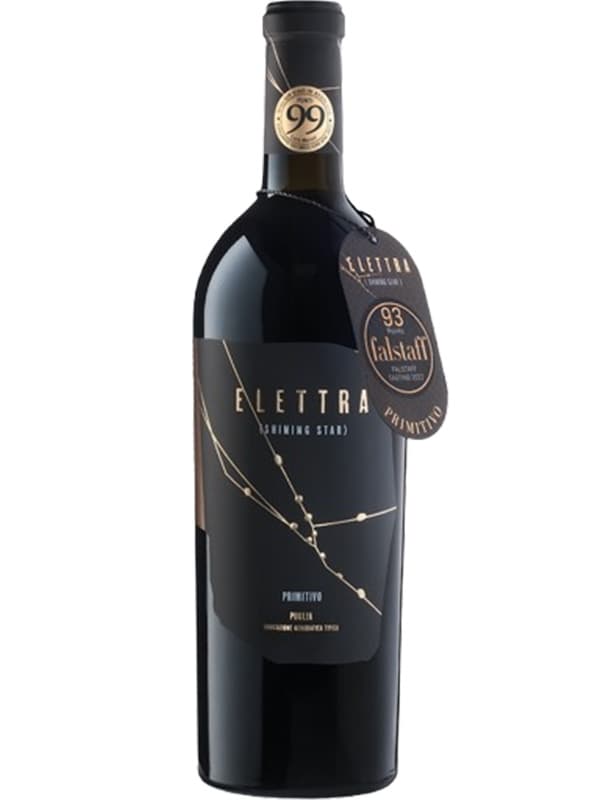 Вино Елеттра, Примітиво Пулья / Elettra, Primitivo Puglia, червоне напівсухе 0.75л
