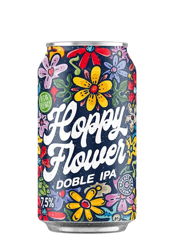 Пиво Хоппі Флауер, Дабл ІПА / Hoppy Flower, Double IPA, Barcelona Beer, з/б, 7.5%, 0.33л