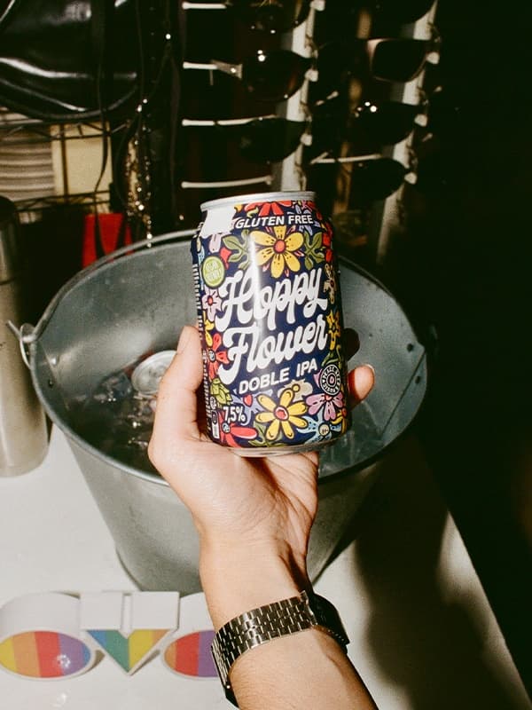 Пиво Хоппі Флауер, Дабл ІПА / Hoppy Flower, Double IPA, Barcelona Beer, з/б, 7.5%, 0.33л