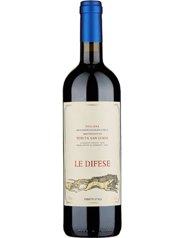 Вино Ле Діфезе, Тоскана / Le Difese, Toscana, Tenuta San Guido, червоне сухе 0.75л