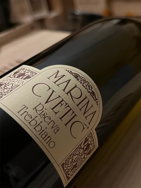 Вино Треббіано д'Абруццо, Маріна Цветіч / Trebbiano d'Abruzzo, Marina Cvetic, Masciarelli, біле сухе 0.75л