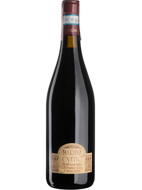 Вино Монтепульчано д'Абруццо, Маріна Цветіч / Montepulciano d'Abruzzo, Marina Cvetic, Masciarelli, червоне сухе 0.75л