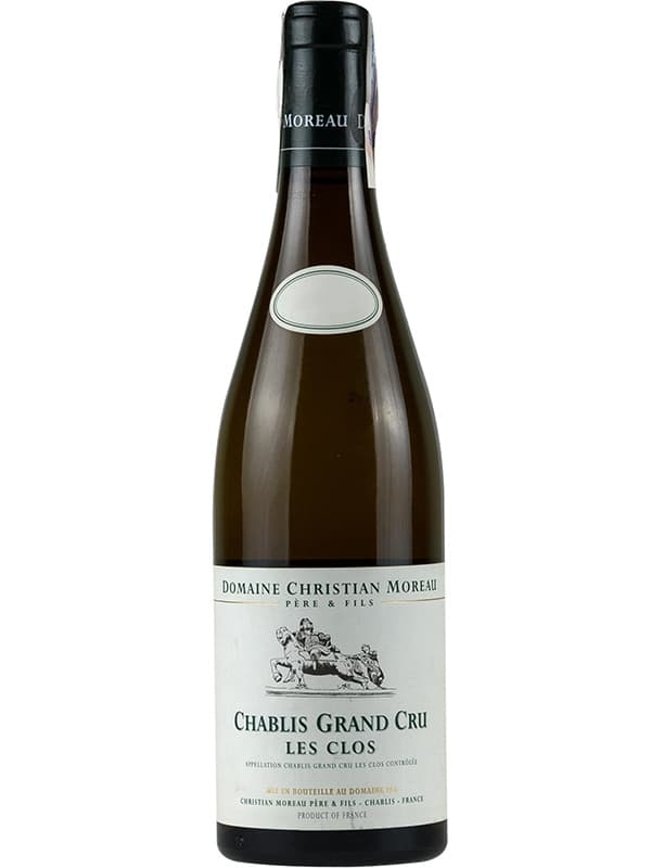 Вино Шаблі Ле Кло Гран Крю, Домен Крістіан Моро / Chablis Les Clos Grand Cru, Domaine Christian Moreau, біле сухе 0.75л