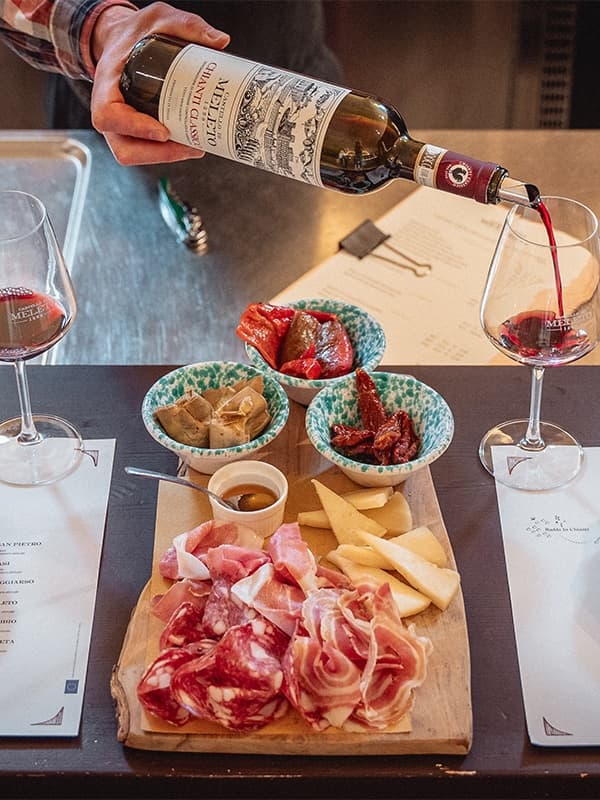 Вино Кастелло ді Мелето, К'янті Классіко / Castello di Meleto, Chianti Classico, червоне сухе 0.75л