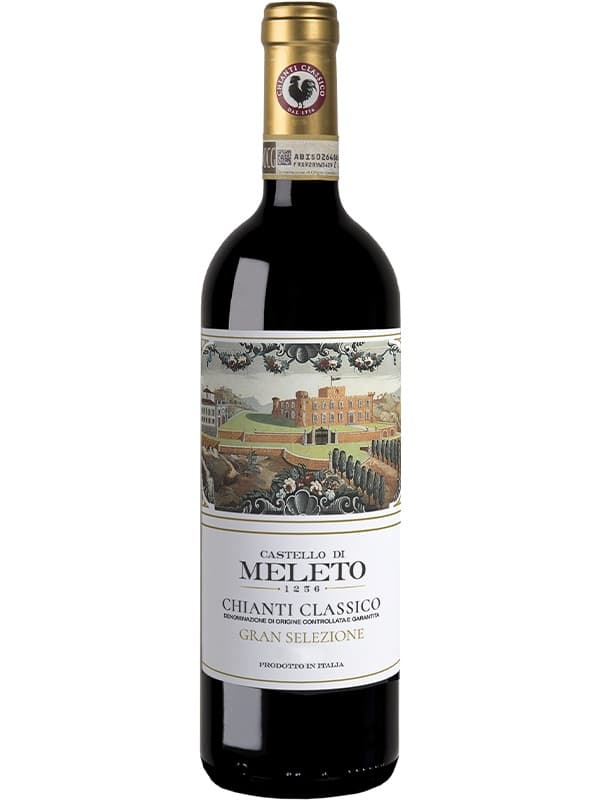 Вино Кастелло ді Мелето, К'янті Класіко Гран Селеціоне / Castello di Meleto, Chianti Classico Gran Selezione, червоне сухе 0.75л