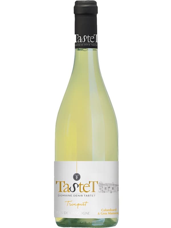 Вино Тренке, Коломбар-Гро Мансан / Trinquet, Colombard-Gros Manseng, Domaine Denis Tastet, біле напівсухе 0.75л