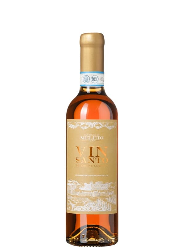 Вино Кастелло ді Мелето, Він Санто ді К’янті Класіко / Castello di Meleto, Vin Santo di Chianti Classico, біле солодке 0.375л