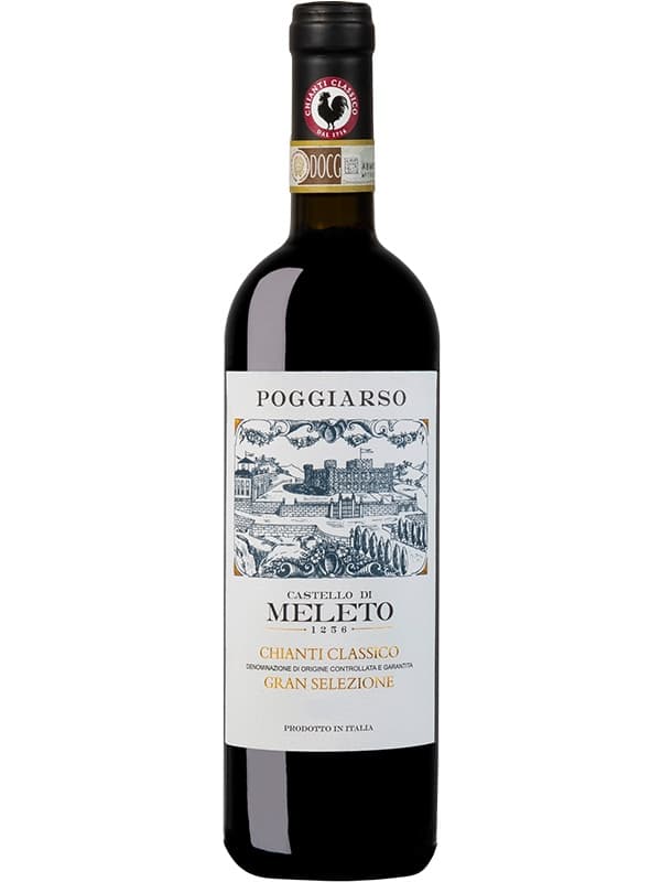 Вино Вінья Подж'ярсо, К'янті Класіко Гран Селеціоне / Vigna Poggiarso, Chianti Classico Gran Selezione, Castello di Meleto, червоне сухе 0.75л
