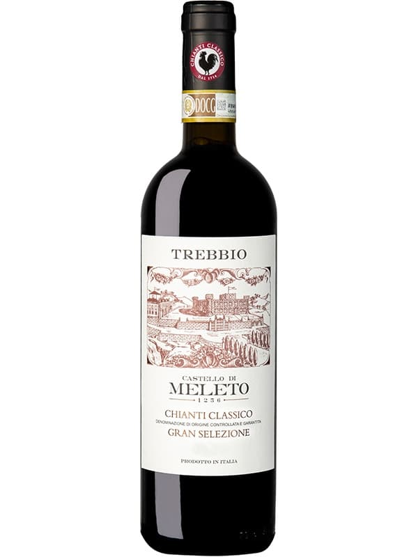 Вино Вінья Трeббіо, К'янті Класіко Гран Селеціоне / Vigna Trebbio, Chianti Classico Gran Selezione, Castello di Meleto, червоне сухе 0.75л
