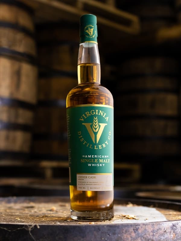 Віскі Сідер Каск, Американ Сінгл Молт / Cider Cask, American Single Malt, Virginia Distillery Company, 46.5%, 0.7л