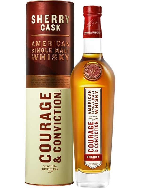 Віскі Каредж & Конвікшн, Шеррі Каск / Courage & Conviction, Sherry Cask, Virginia Distillery Company, 46%, 0.7л