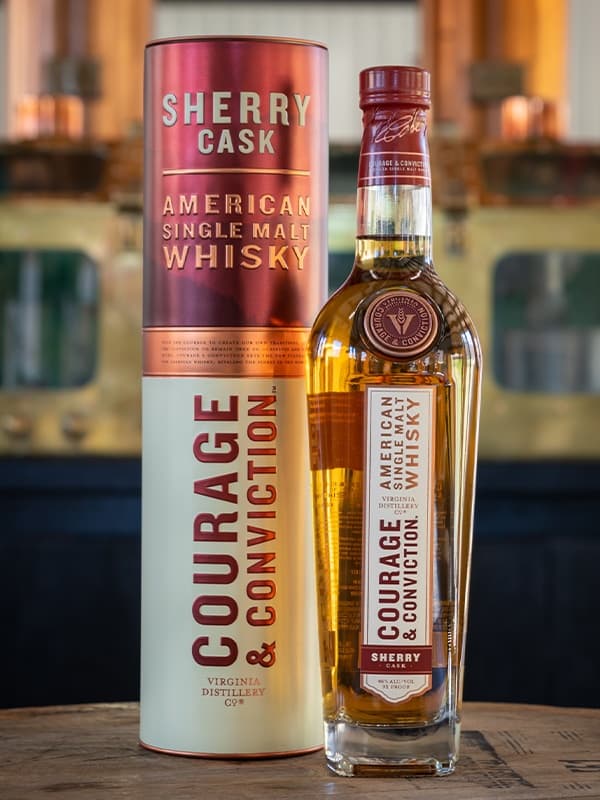 Віскі Каредж & Конвікшн, Шеррі Каск / Courage & Conviction, Sherry Cask, Virginia Distillery Company, 46%, 0.7л