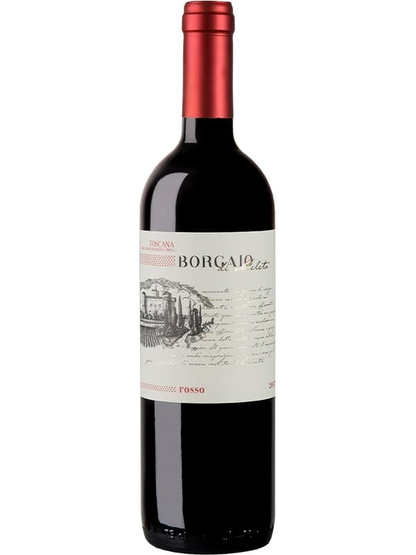 Вино Боргайо, Россо Тоскана / Borgaio, Rosso Toscana, Castello di Meleto, червоне сухе 0.75л