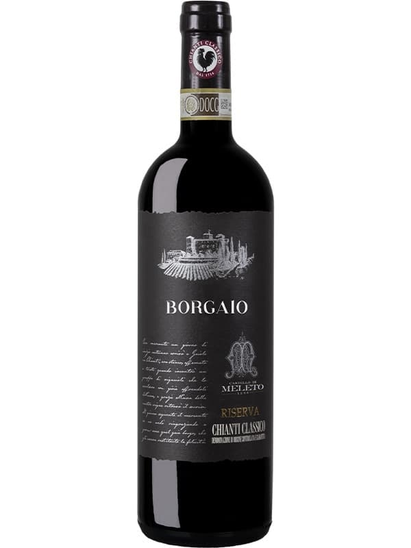 Вино Боргайо, К'янті Класіко Резерва / Borgaio, Chianti Classico Riserva, Castello di Meleto, червоне сухе 0.75л