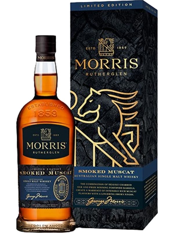 Віскі Морріс, Смоук Мускат Баррел / Morris, Smoked Muscat Barrel, 48.3%, 0.7л