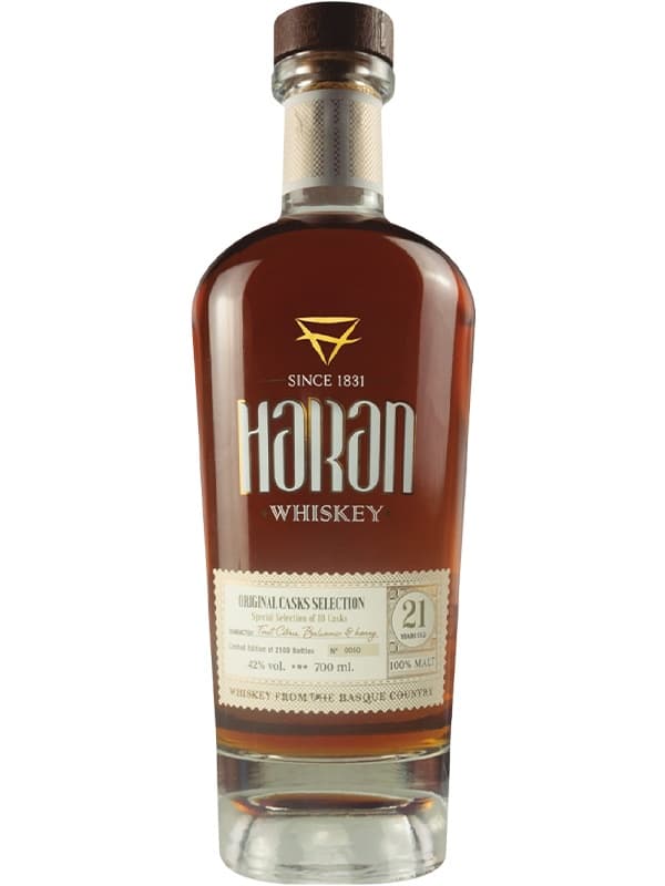 Віскі Харан, Оріджинал Каскс Селекшн / Haran, Original Casks Selection, 21 рік, 42%, 0.7л