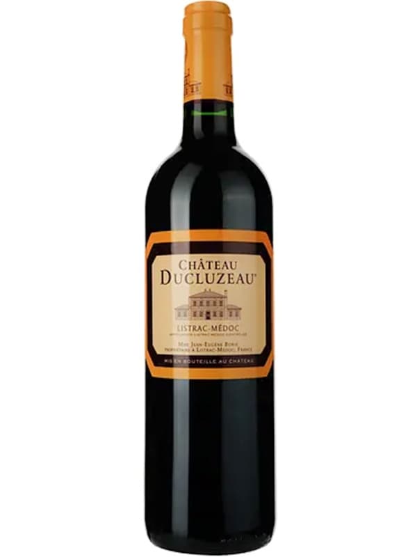 Вино Шато Дюклюзо, Лістрак-Медок / Chateau Ducluzeau, Listrac-Medoc, 2018 рік, червоне сухе 0.75л