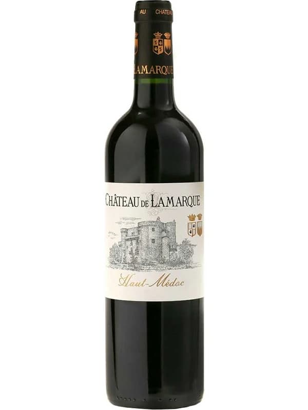 Вино Шато де Ламарк, О-Медок / Chateau de Lamarque, Haut-Medoc, червоне сухе 0.75л