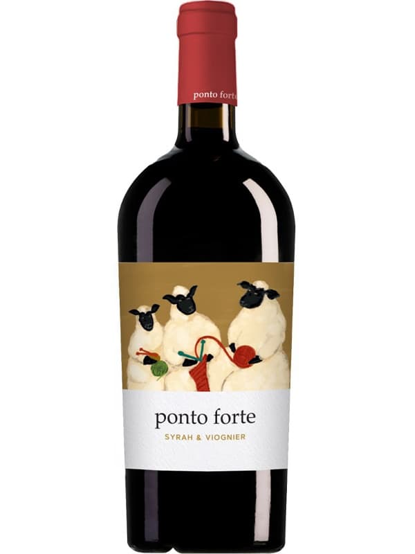 Вино Понто Форте, Сіра-Віоньє / Ponto Forte, Syrah-Viognier, Monte da Ravasqueira, червоне сухе 0.75л