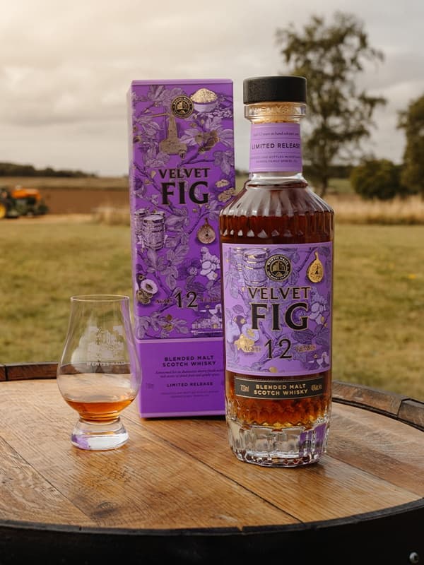 Віскі Велвет Фіг, Бленд Молт / Velvet Fig, Blended Malt, Wemyss Malts, 12 років, 46%, 0.7л