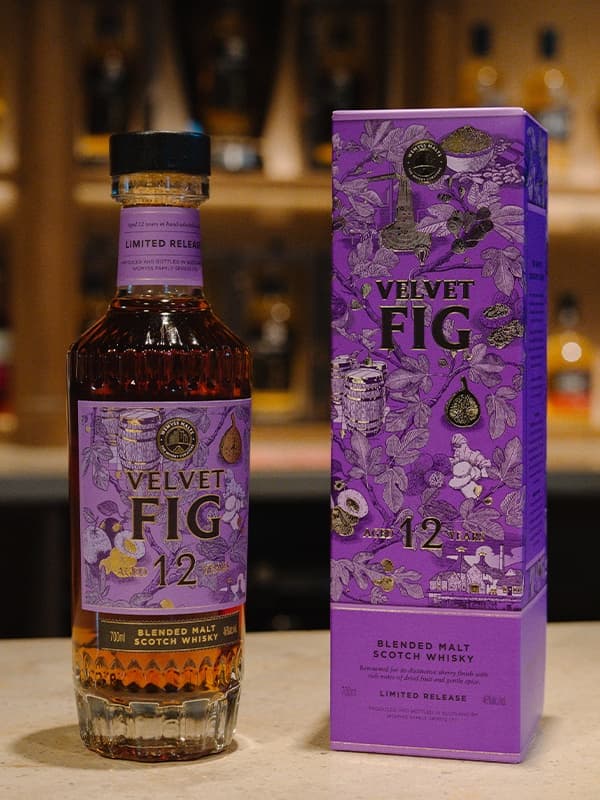 Віскі Велвет Фіг, Бленд Молт / Velvet Fig, Blended Malt, Wemyss Malts, 12 років, 46%, 0.7л