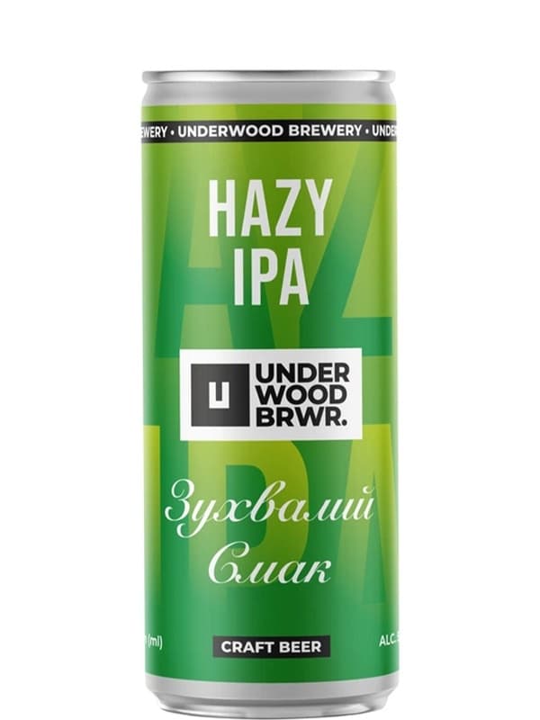 Пиво Хейзі ІПА / Hazy IPA, Underwood Brewery, з/б, 5%, 0.33л