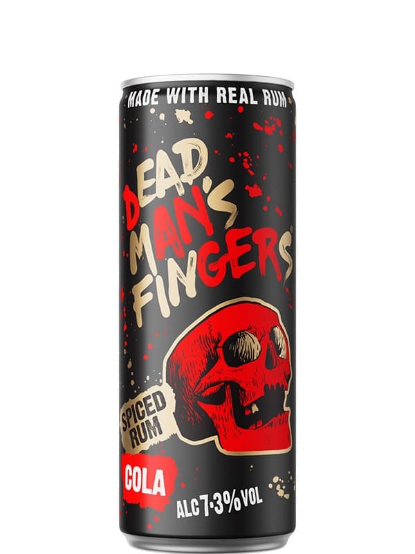 Напій слабоалкогольний Дед Менс Фінгерс (ДМФ), Спайсед Ром & Кола / Dead Man's Fingers (DMF), Spiced Rum & Cola, з/б, 7.3%, 0.25л