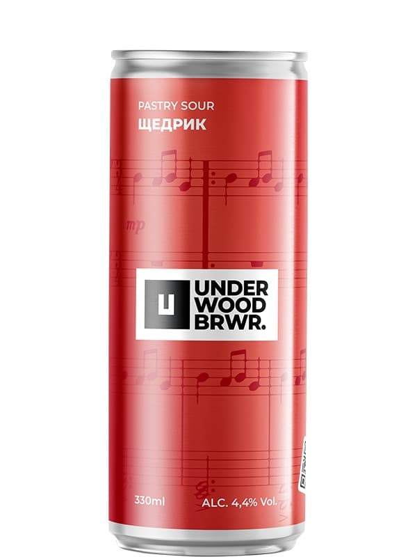 Пиво Щедрик / Shchedryk, Underwood Brewery, з/б, 4.4%, 0.33л