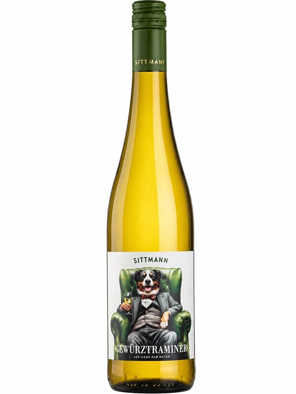Вино Сіттман, Гевюрцтрамінер / Sittman, Gewurztraminer, Peter Mertes, біле напівсухе 0.75л