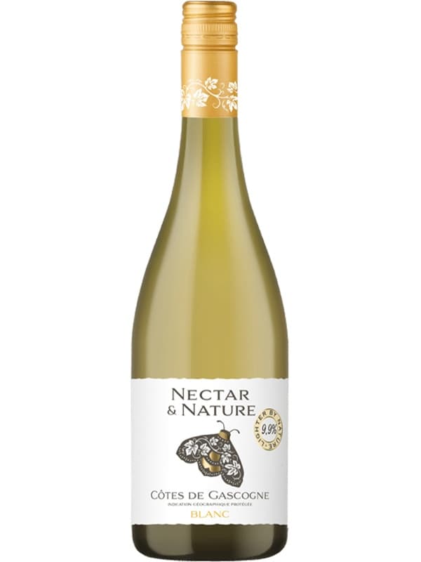 Вино Нектар і Натюр, Кот де Гасконь / Nectar & Nature, Cotes de Gascogne, біле напівсухе 0.75л