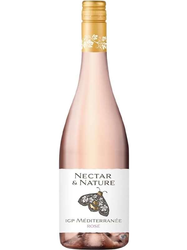 Вино Нектар і Натюр, Медітерране Розе / Nectar & Nature, Mediterranee Rose, рожеве сухе 0.75л
