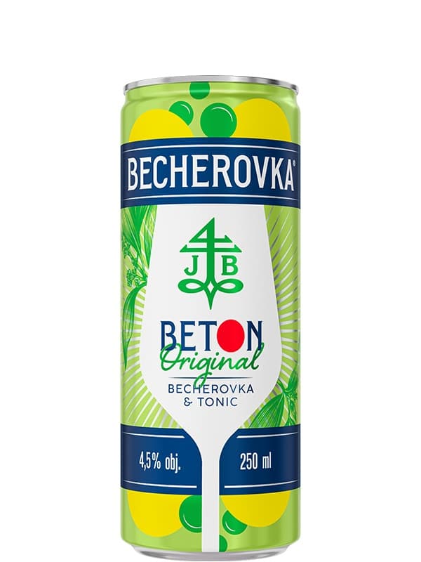 Напій слабоалкогольний Бетон, Ориджинал / Beton, Original, Becherovka, з/б, 4.5%, 0.25л