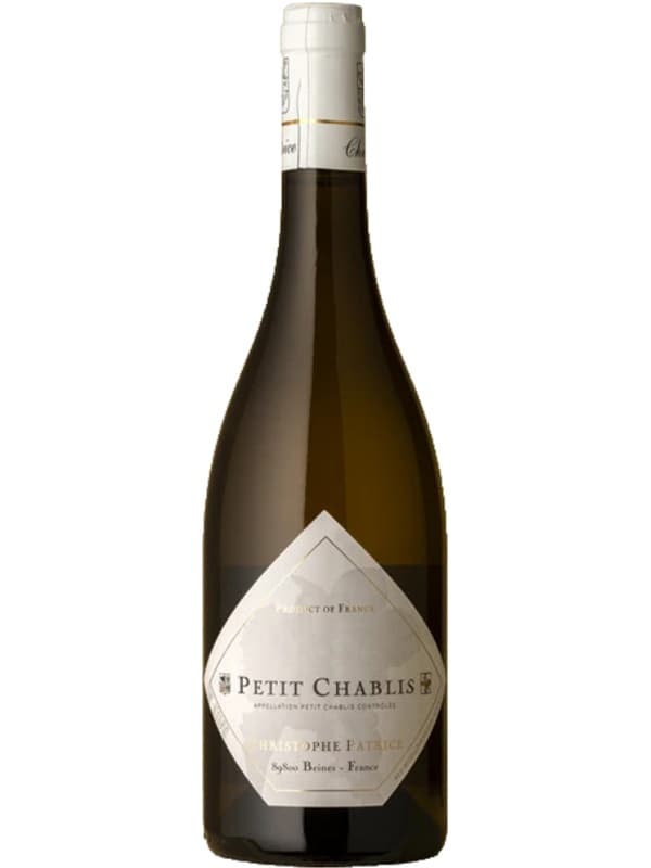 Вино Петі Шаблі, Крістофф Патріс / Petit Chablis, Christophe Patrice, біле сухе 0.75л