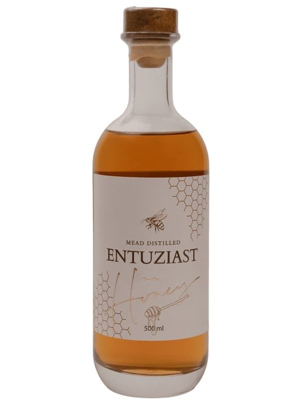 Медовий дистилят Хані Спіріт, Ейджд / Honey Spirit, Aged, Entuziast, 43%, 0.5л