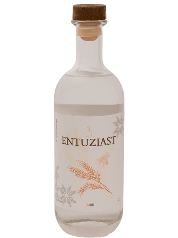 Медовий дистилят Хані Спіріт, П’юр / Honey Spirit, Pure, Entuziast, 43%, 0.5л