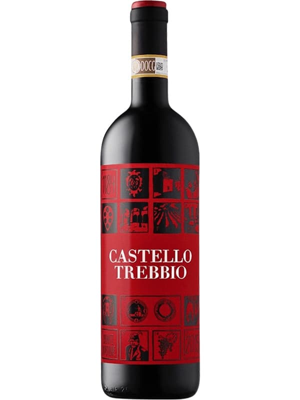 Вино Кастелло дель Треббіо, К’янті Суперіоре / Castello del Trebbio, Chianti Superiore, червоне сухе 0.75л