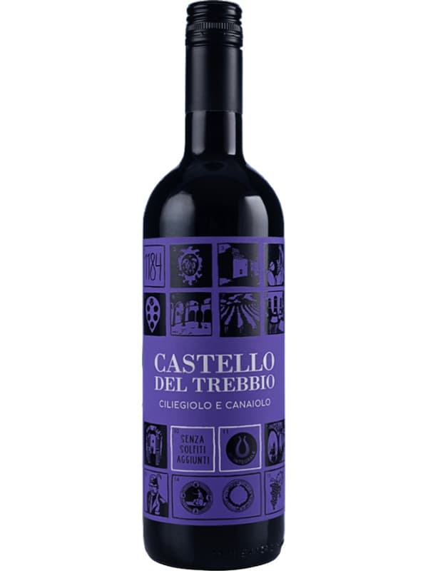 Вино Кастелло дель Треббіо, Чильєджоло Канайоло / Castello del Trebbio, Ciliegiolo Canaiolo, червоне сухе 0.75л