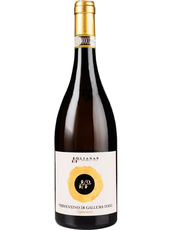 Вино Оліанас, Верментіно ді Галлура Суперіоре / Olianas, Vermentino di Gallura Superiore, біле сухе 0.75л
