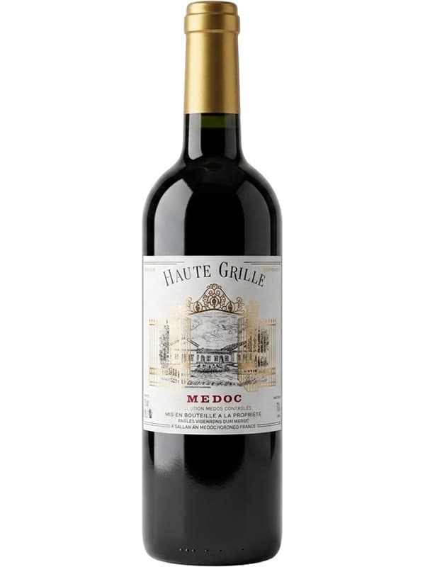 Вино От Грій, Медок / Haute Grille, Medoc, Les Vignerons, червоне сухе 0.75л