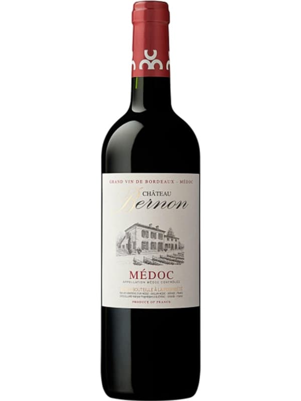 Вино Шато Бернон, Медок / Chateau Bernon, Medoc, Les Vignerons, червоне сухе 0.75л