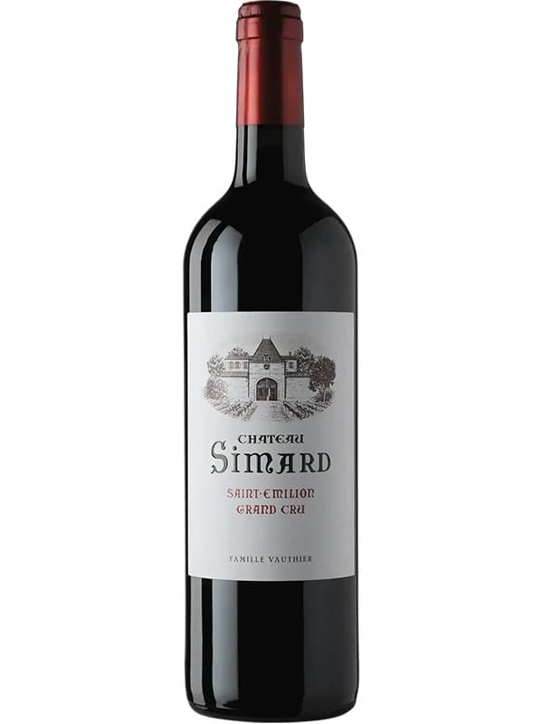 Вино Шато Сімар, Сент-Емільйон Гран Крю / Chateau Simard, Saint-Emilion Grand Cru, Vignobles Vauthier, червоне сухе 0.75л