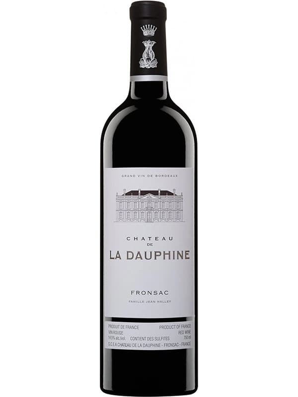 Вино Шато де Ля Дофін, Фронсак / Chateau de la Dauphine, Fronsac, червоне сухе 0.75л