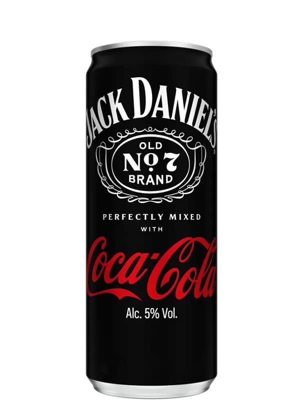 Напій слабоалкогольний Віскі Джек Деніелс & Кола / Whisky Jack Daniel's & Cola, 5%, 0.33л