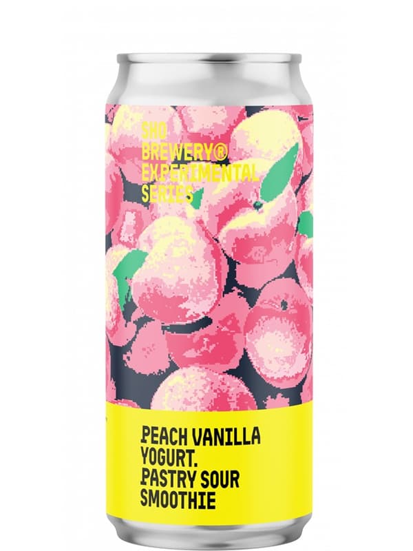 Пиво Піч Ваніла Йогурт, Пейстрі Саур / Peach Vanilla Yogurt, Pastry Sour, SHO Brewery, з/б, 4%, 0.33л