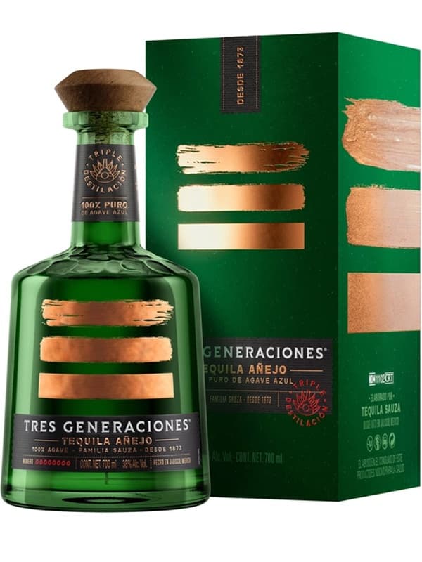 Текіла Трес Женерасьонес, Аньехо / Tres Generaciones, Anejo, Sauza, 38%, 0.7л