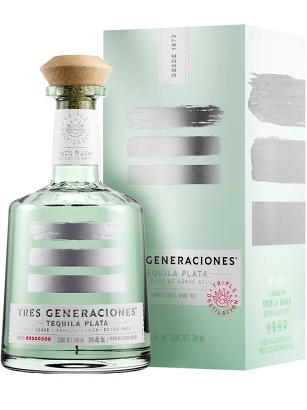 Текіла Трес Женерасьонес, Бланко / Tres Generaciones, Blanco, Sauza, 38%, 0.7л