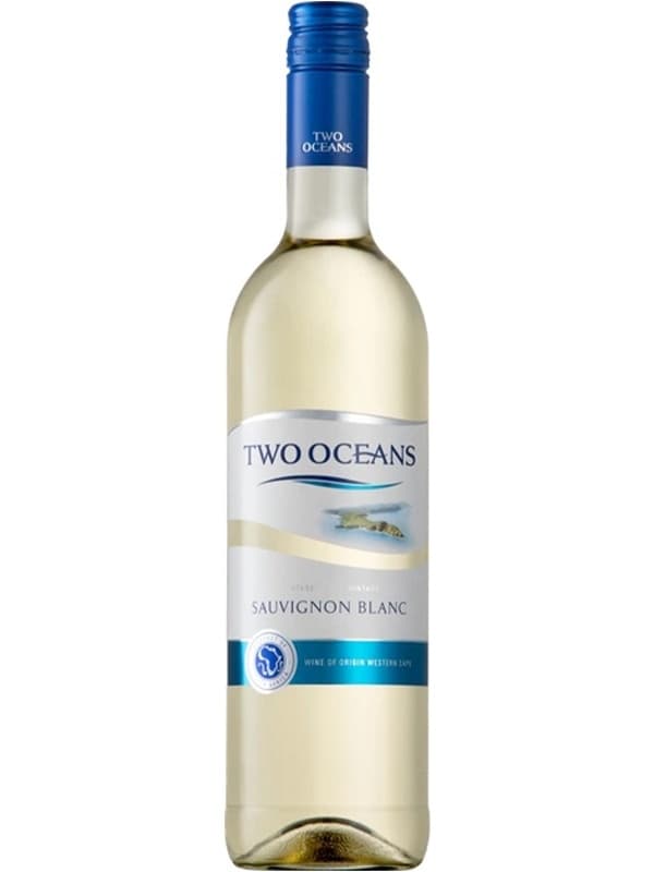 Вино Совіньйон Блан / Sauvignon Blanc, Two Oceans, біле сухе 0.75л
