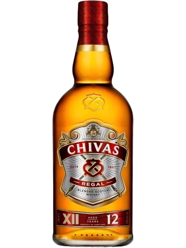 Віскі Чівас Рігал / Chivas Regal, 12 років, 40%, 0.75л