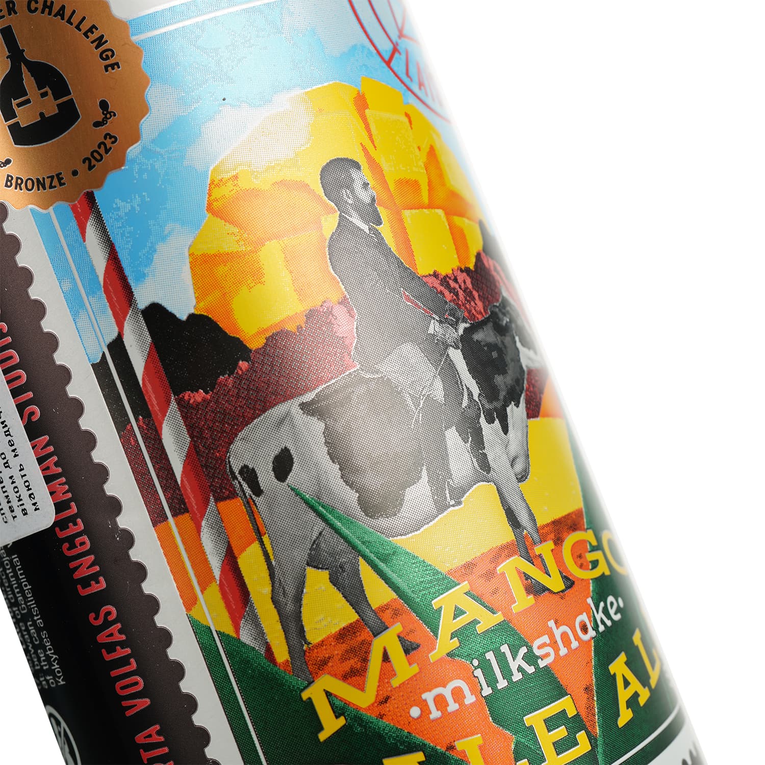 Пиво Volfas Engelman Mango Milkshake Pale Ale, світле, 5,6%, з/б, 0,5 л (885970)